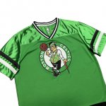 Maillot de Basket Boston Celtics Brodé Big logo manche courte Vert